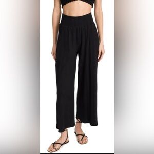 BB Dakota By Steve Madden Black Wide-Leg Pants Size Medium NWOT
